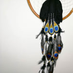 Peacock - Bohemian Feather Macramé Hanging Dream Catcher Large