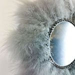 Juju Feather Vanity Wall Mirror Bohemian Style Handmade