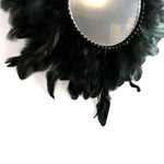 Juju Feather Vanity Wall Mirror Bohemian Style Handmade