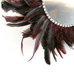 Juju Feather Vanity Wall Mirror Bohemian Style Handmade