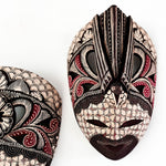 Hand Carved Hand Painted Batik Mask - Decorative Wall Art