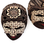 Hand Carved Hand Painted Batik Mask - Decorative Wall Art Perfect Gift Sculpture