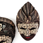 Hand Carved Hand Painted Batik Mask - Decorative Wall Art Perfect Gift Sculpture