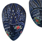 Hand Carved Hand Painted Batik Mask - Decorative Wall Art Perfect Gift Sculpture