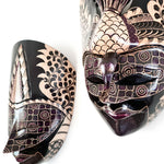 Hand Carved Hand Painted Batik Mask - Decorative Wall Art Perfect Gift Sculpture