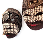 Hand Carved Hand Painted Batik Mask - Decorative Wall Art Perfect Gift Sculpture