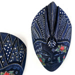 Hand Carved Hand Painted Batik Mask - Decorative Wall Art Perfect Gift Sculpture