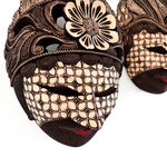 Hand Carved Hand Painted Batik Mask - Decorative Wall Art Perfect Gift Sculpture