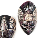 Hand Carved Hand Painted Batik Mask - Decorative Wall Art Perfect Gift Sculpture