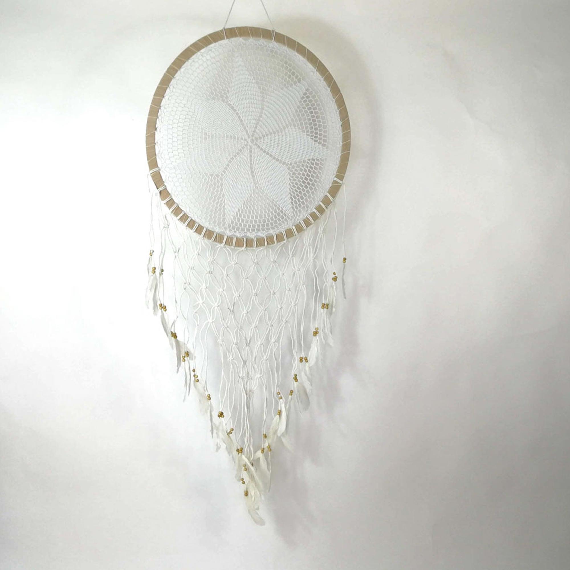 Bohemian Macrame Hanging Dream Catcher Large - Easternada