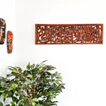 Hand Carved Arabic Muslim Islamic Ayatul Kursi Calligraphy Decorative Sculpture Art