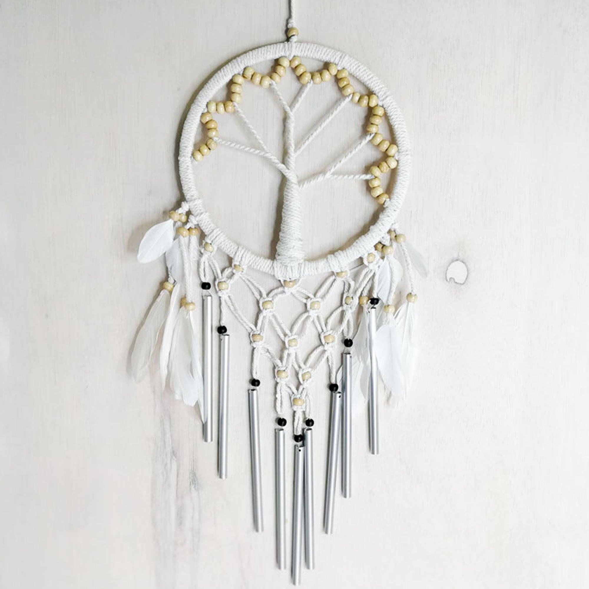 Bohemian Macrame Hanging Dream Catcher Garden Wind Chime - Easternada