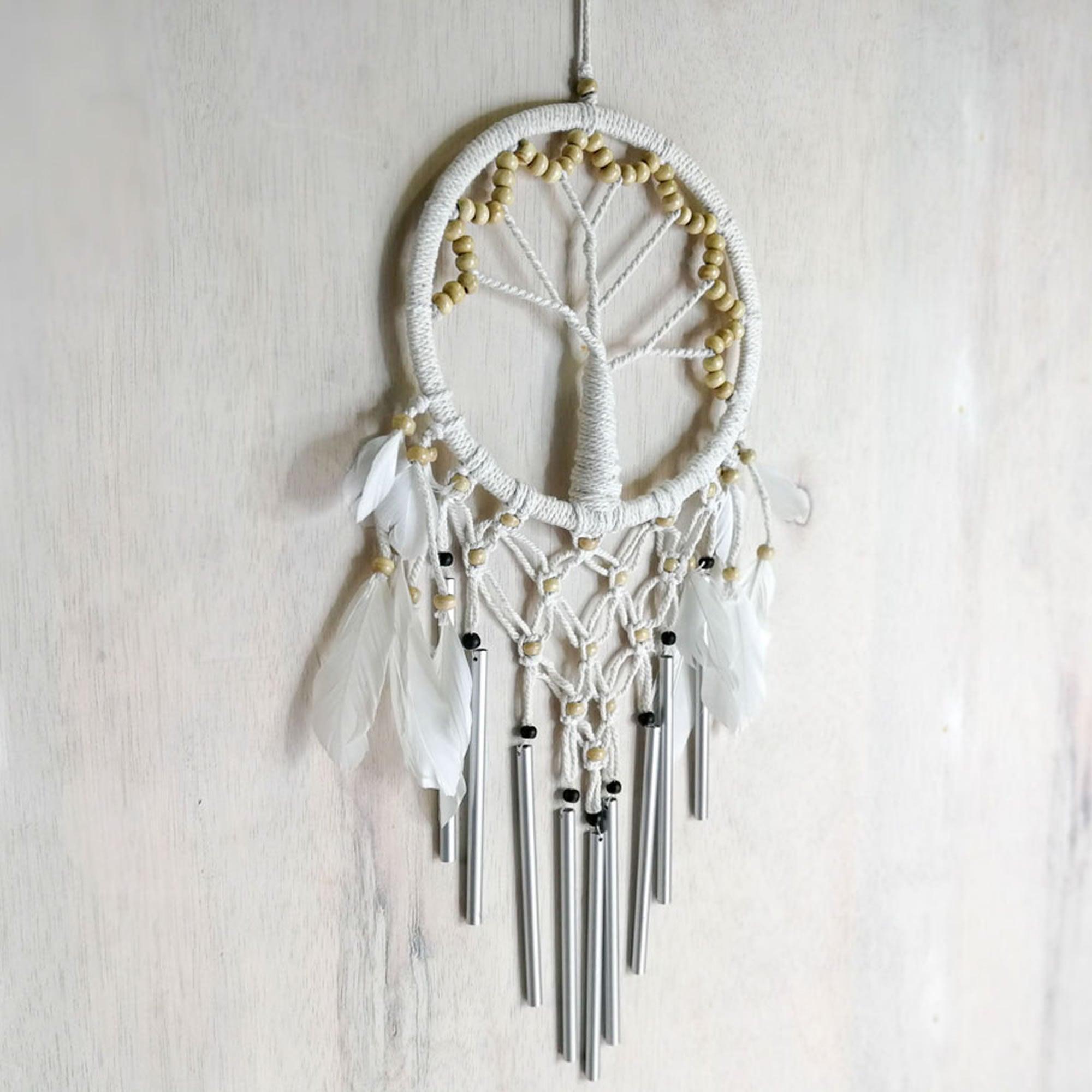 Bohemian Macrame Hanging Dream Catcher Garden Wind Chime - Easternada