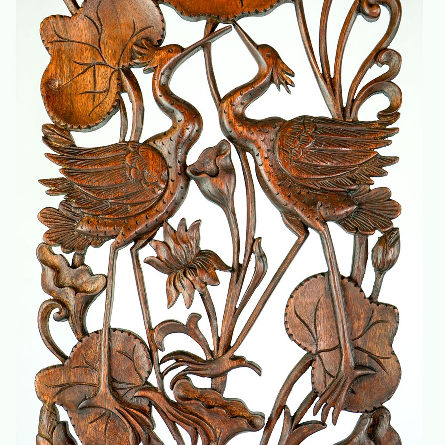 Hand Carved Wooden Decorative Wall Art Headboard Perfect Gift Easternada