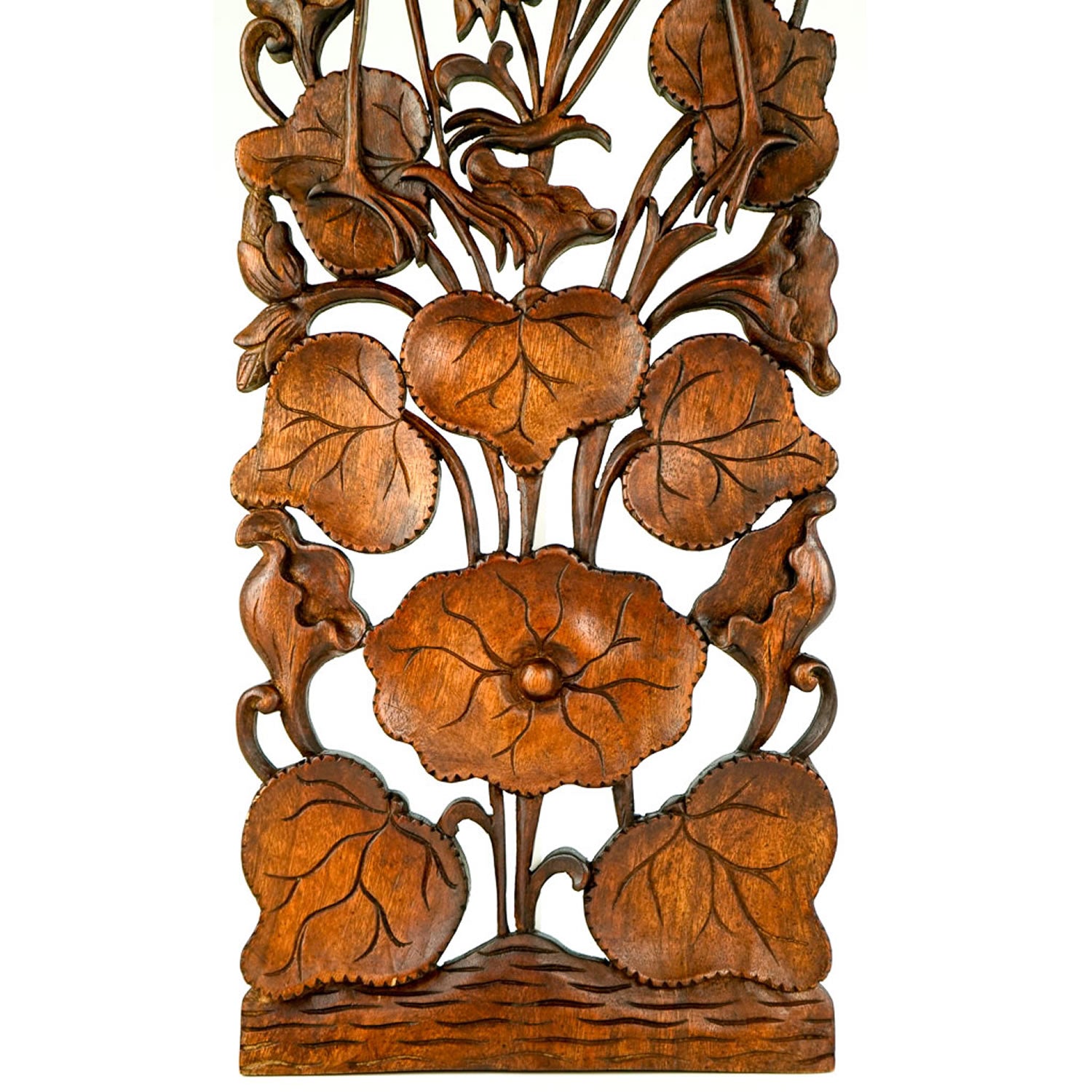 Hand Carved Wooden Decorative Wall Art Headboard Perfect Gift Easternada