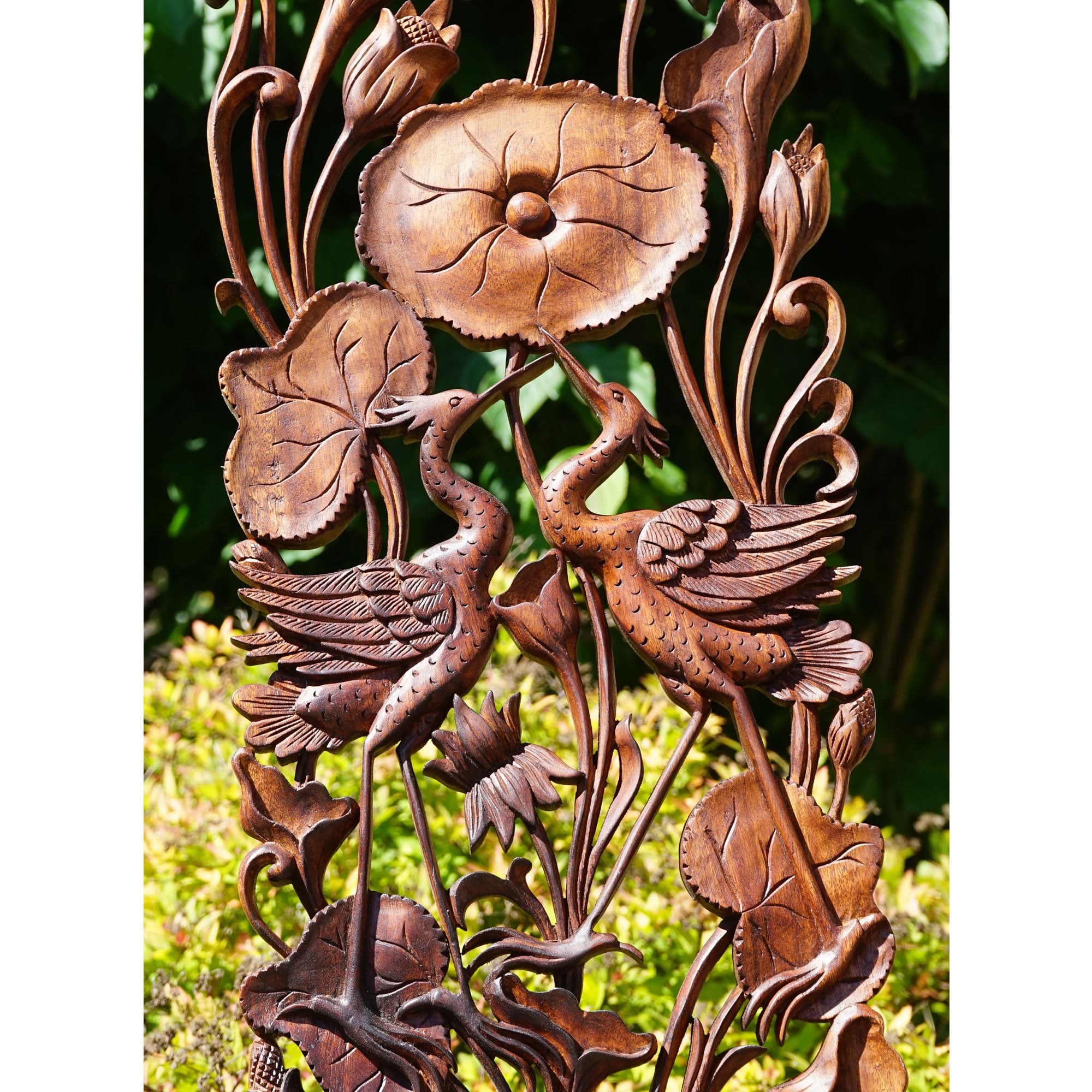 Hand Carved Wooden Decorative Wall Art Headboard Perfect Gift Easternada