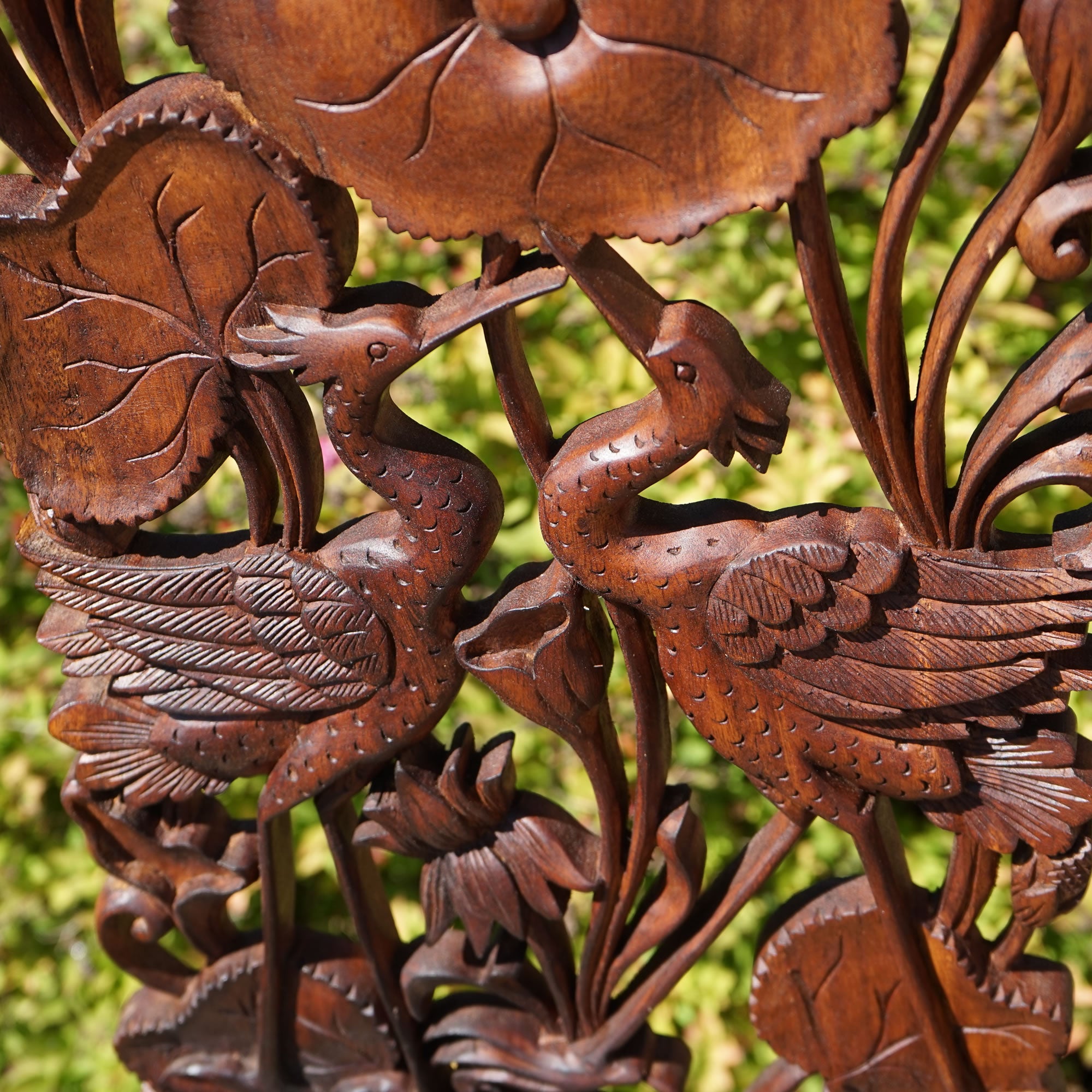 Hand Carved Wooden Decorative Wall Art Headboard Perfect Gift Easternada