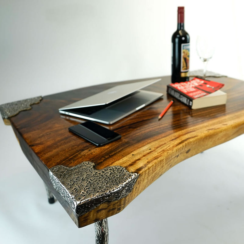 Designer Furniture Solid Hardwood Center Coffee Live Edge Table - Easternada