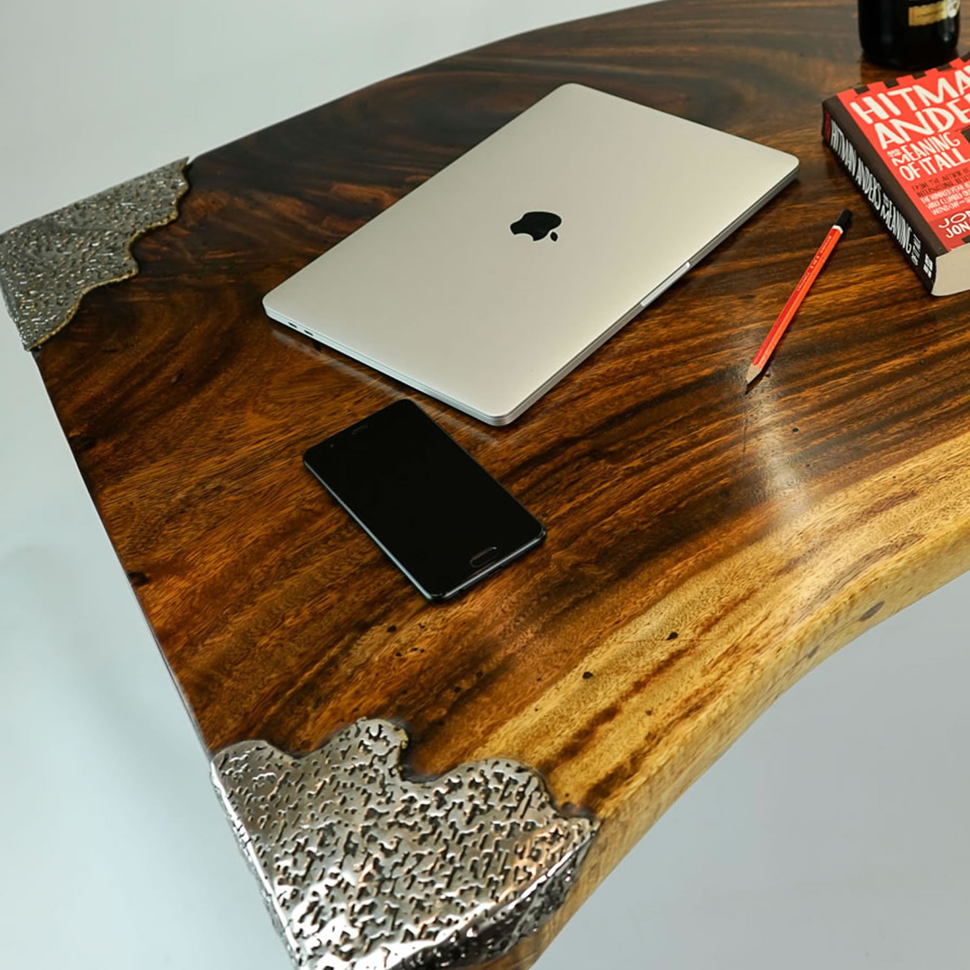 Designer Furniture Solid Hardwood Center Coffee Live Edge Table - Easternada