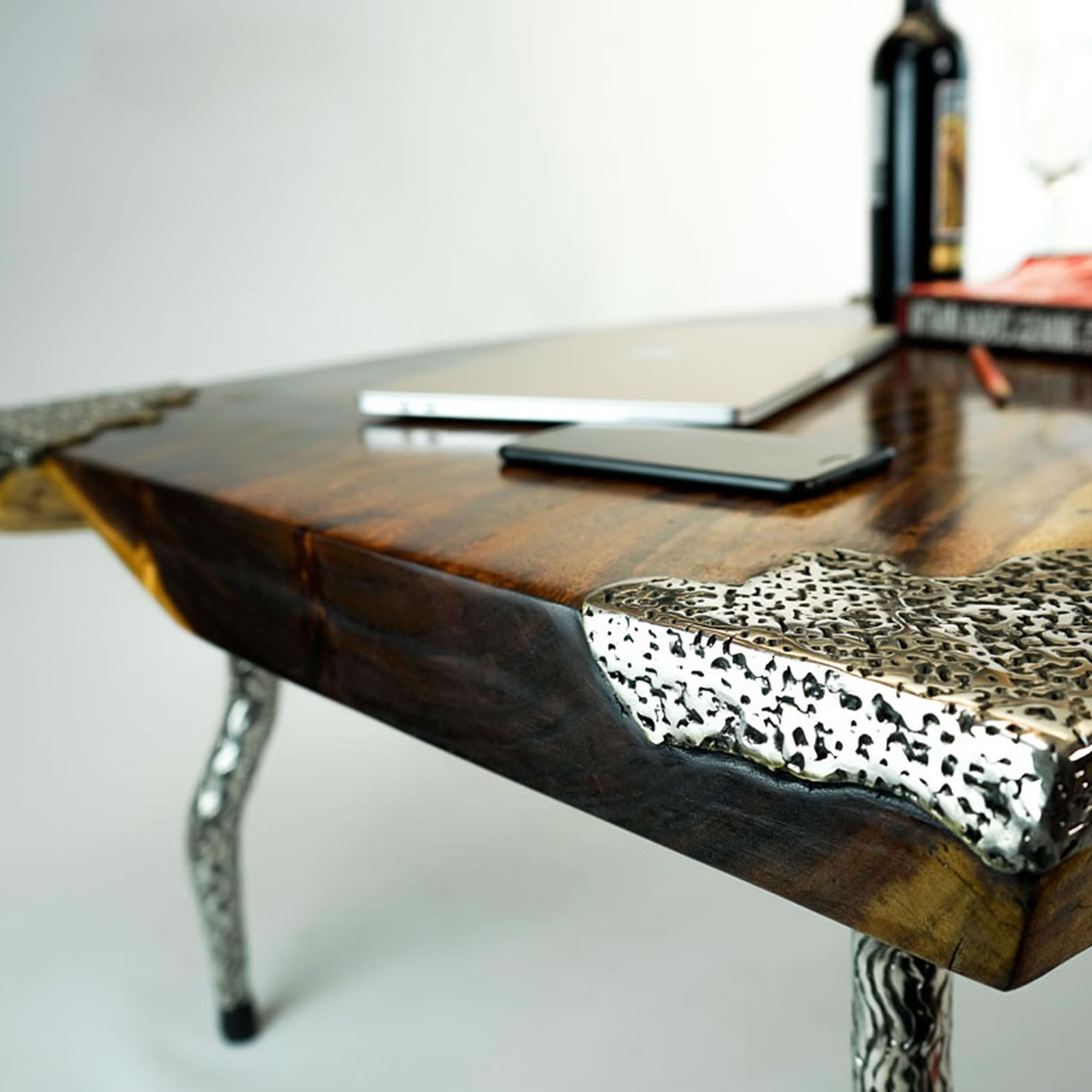 Designer Furniture Solid Hardwood Center Coffee Live Edge Table - Easternada