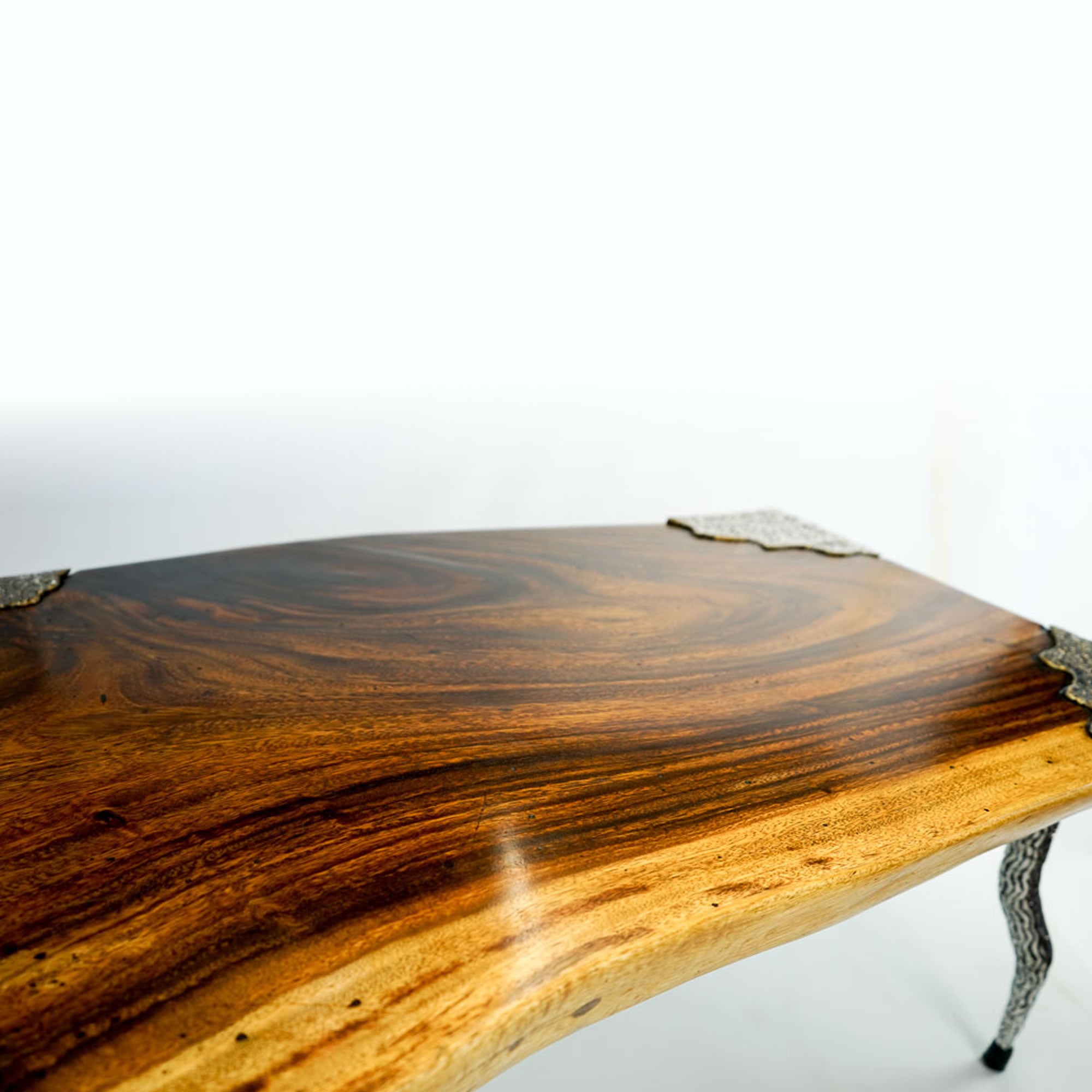 Designer Furniture Solid Hardwood Center Coffee Live Edge Table - Easternada