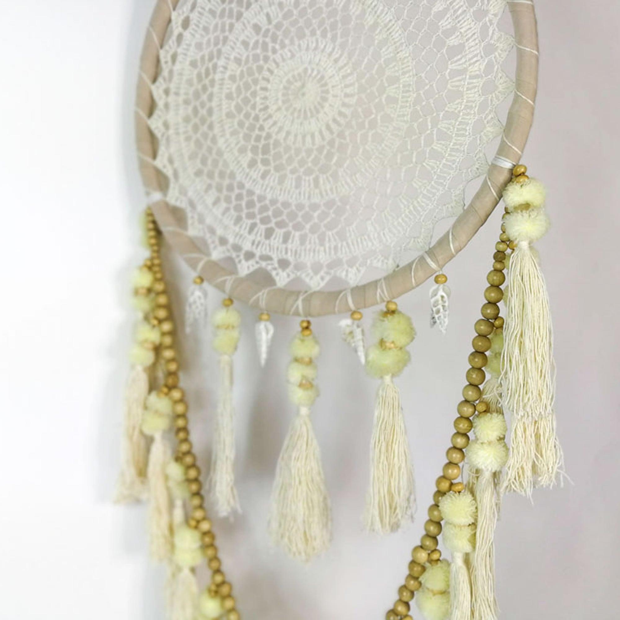 Bohemian Macrame Hanging Dream Catcher Large - Easternada