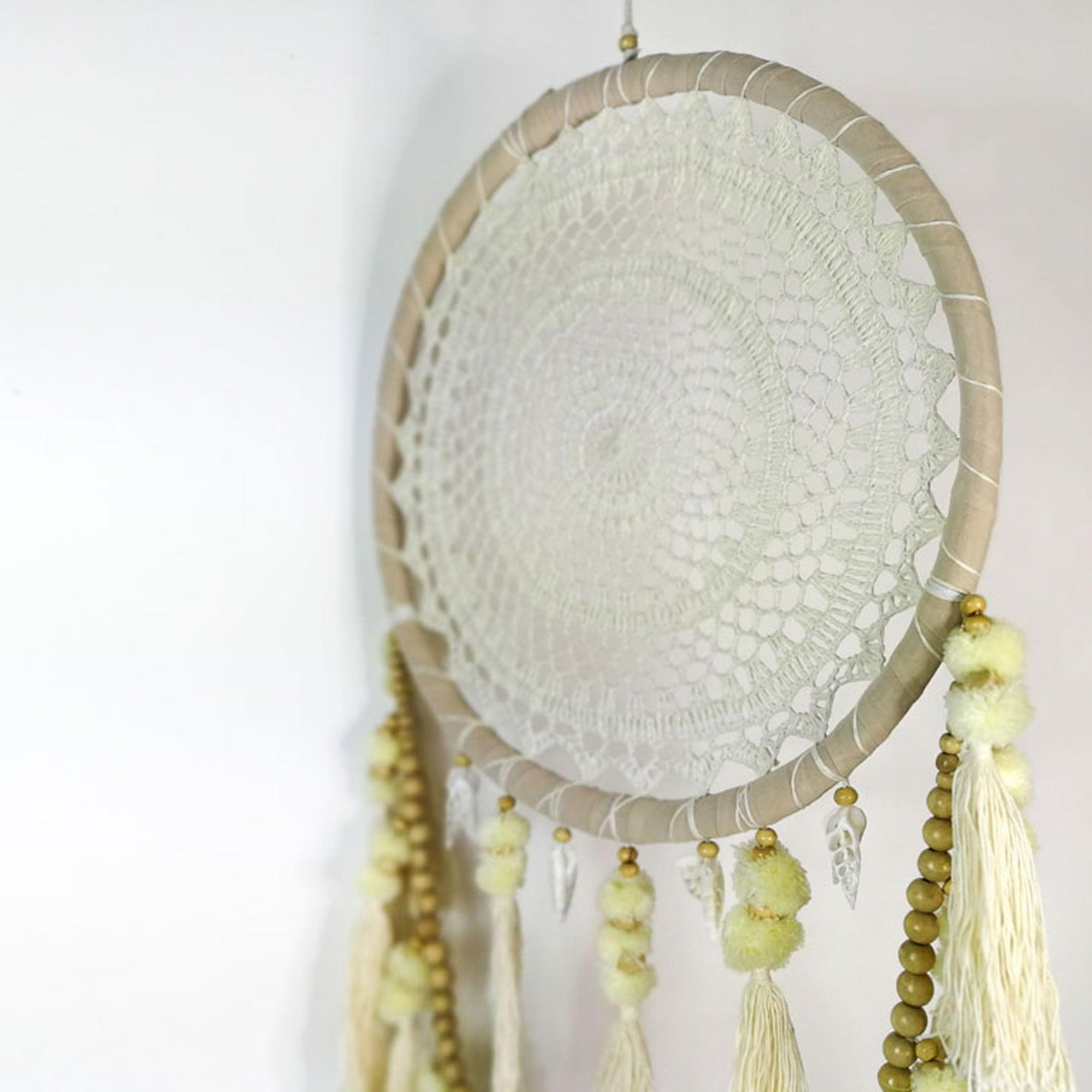 Bohemian Macrame Hanging Dream Catcher Large - Easternada
