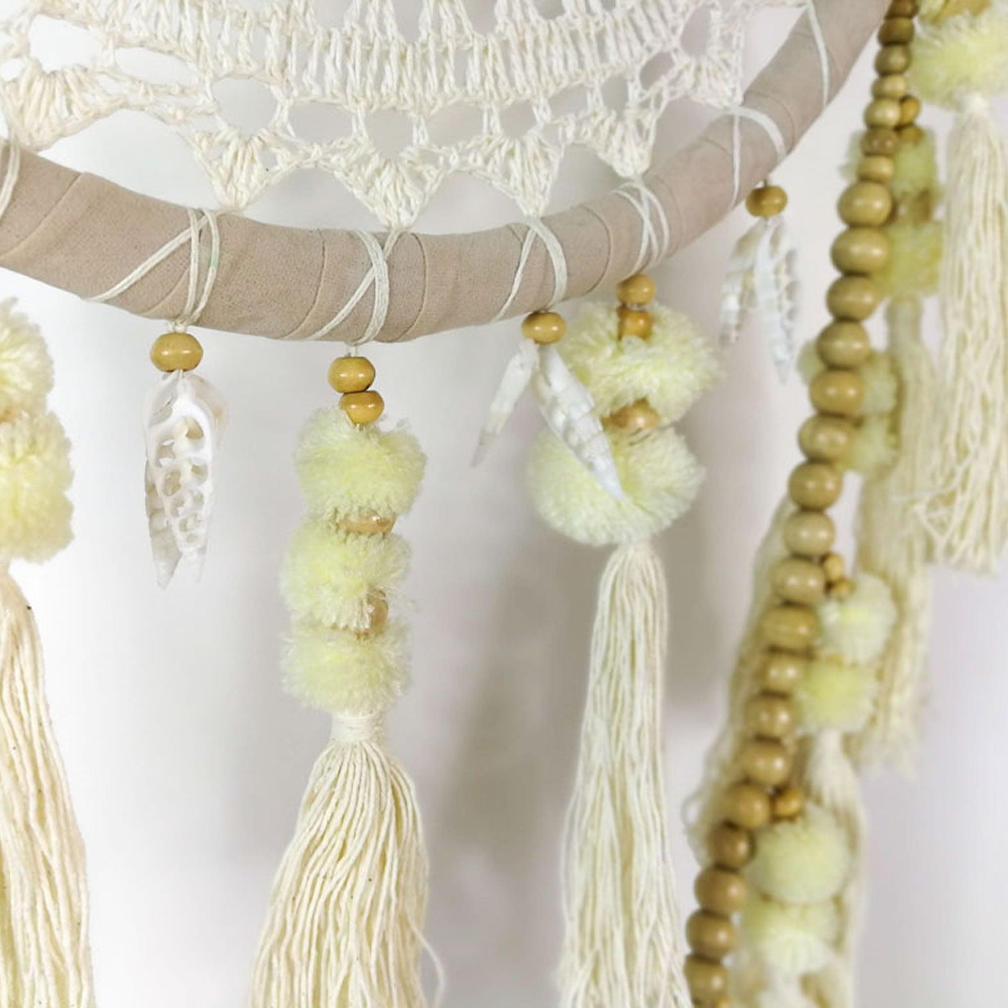 Bohemian Macrame Hanging Dream Catcher Large - Easternada