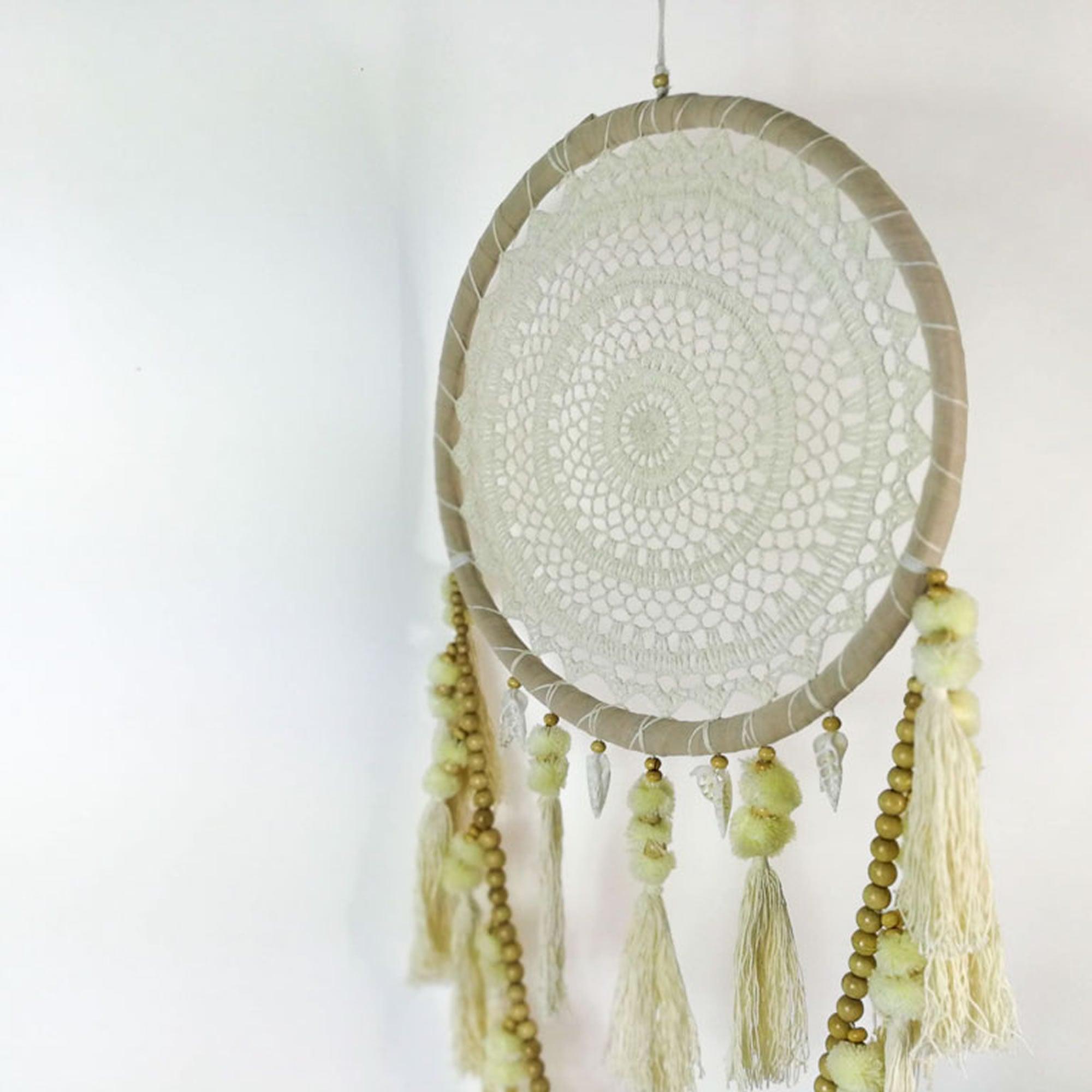 Bohemian Macrame Hanging Dream Catcher Large - Easternada