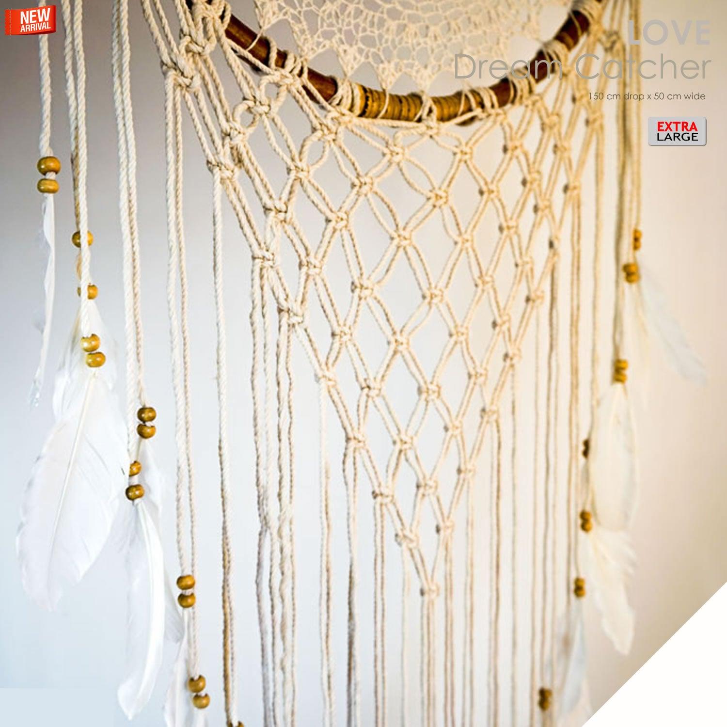 Bohemian Macrame Wall Hanging Dream Catcher - Easternada