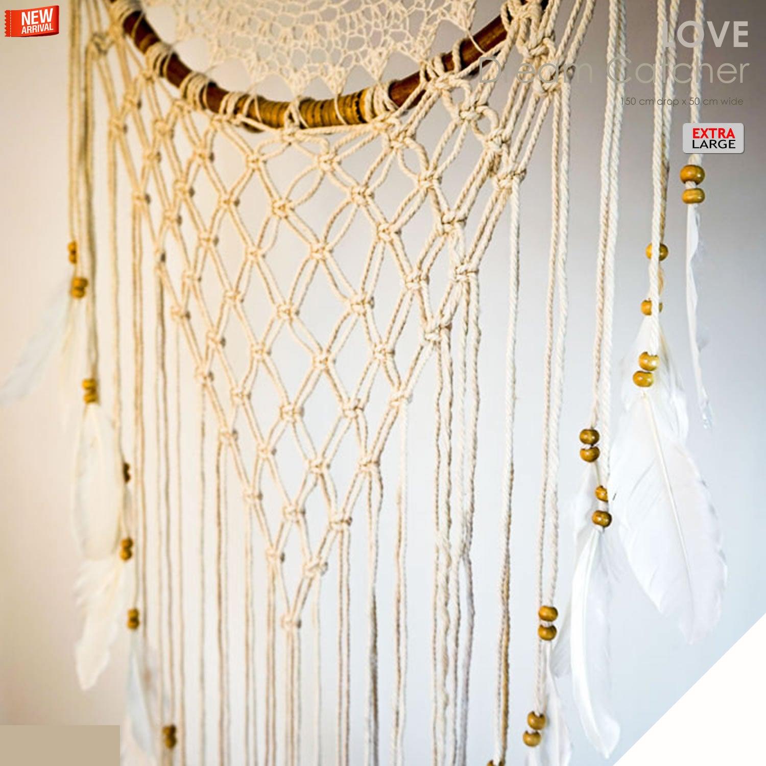 Bohemian Macrame Wall Hanging Dream Catcher - Easternada