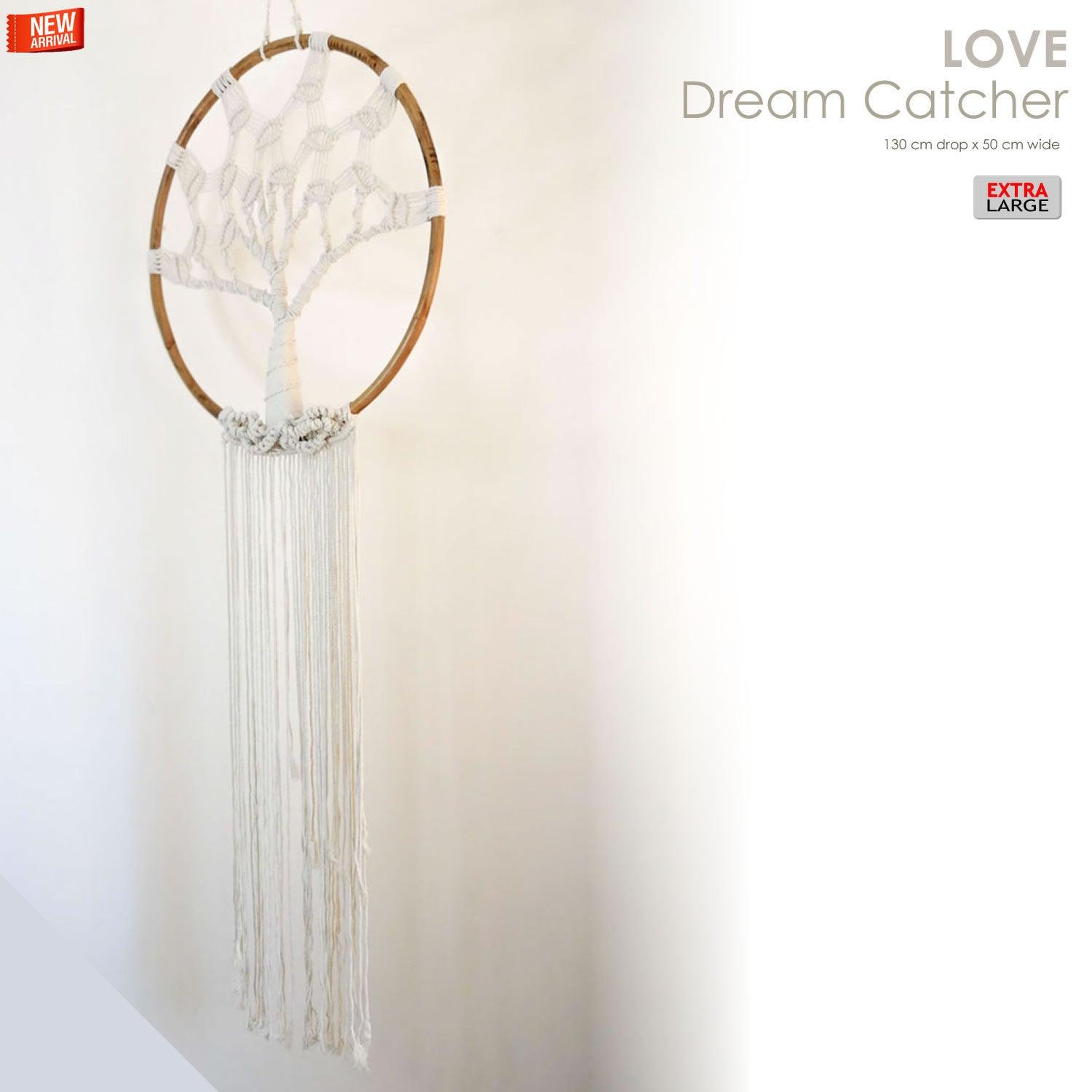 Bohemian Macrame Wall Hanging Dream Catcher Tree of Life - Easternada