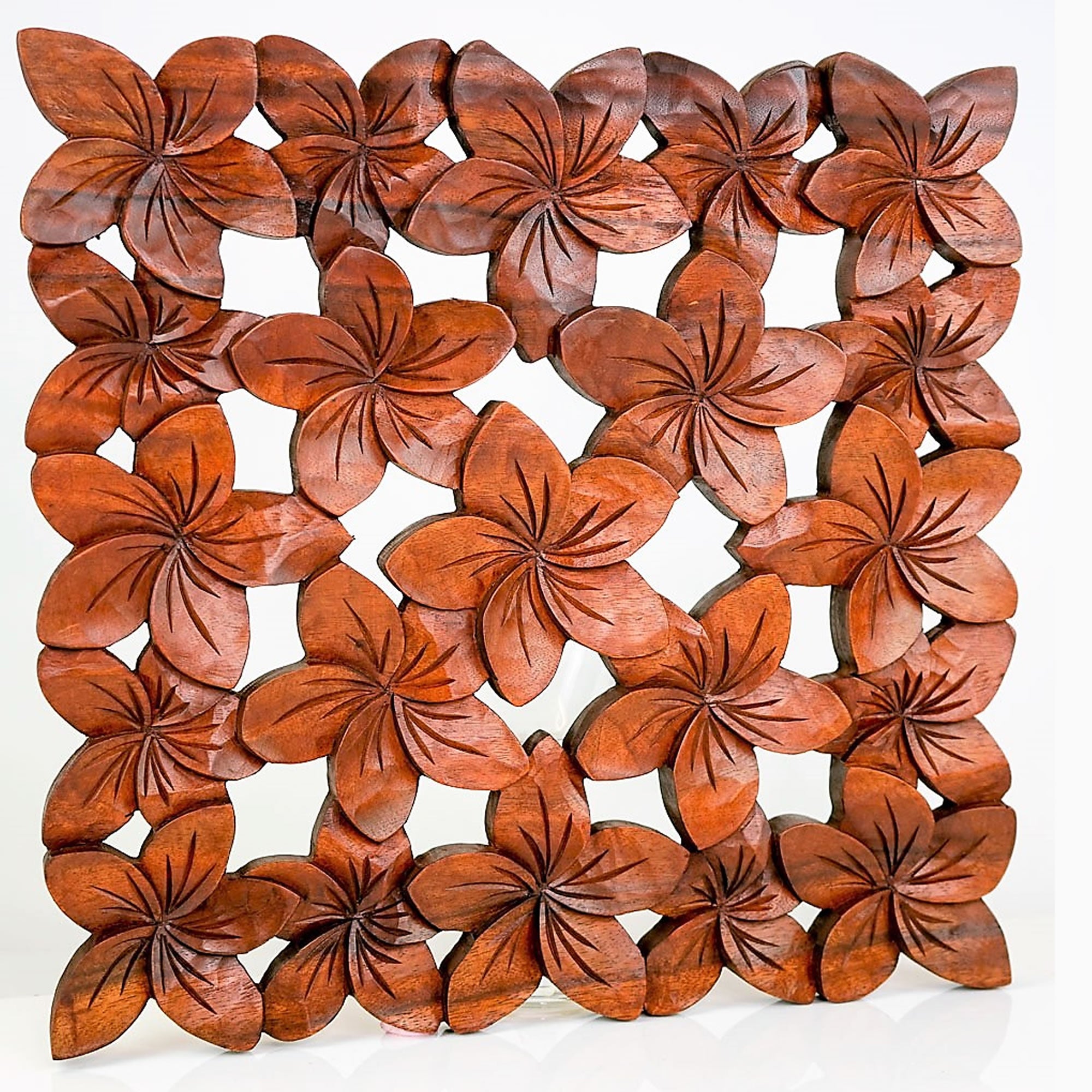 Hand Carved Wooden Decorative Panel - Easternada