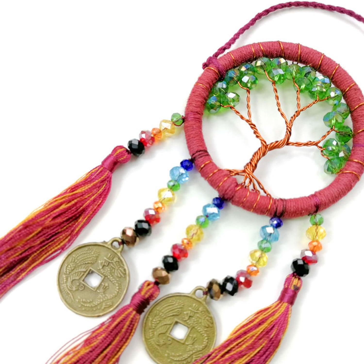 Bohemian Macrame Wall Hanging Dream Catcher - Easternada