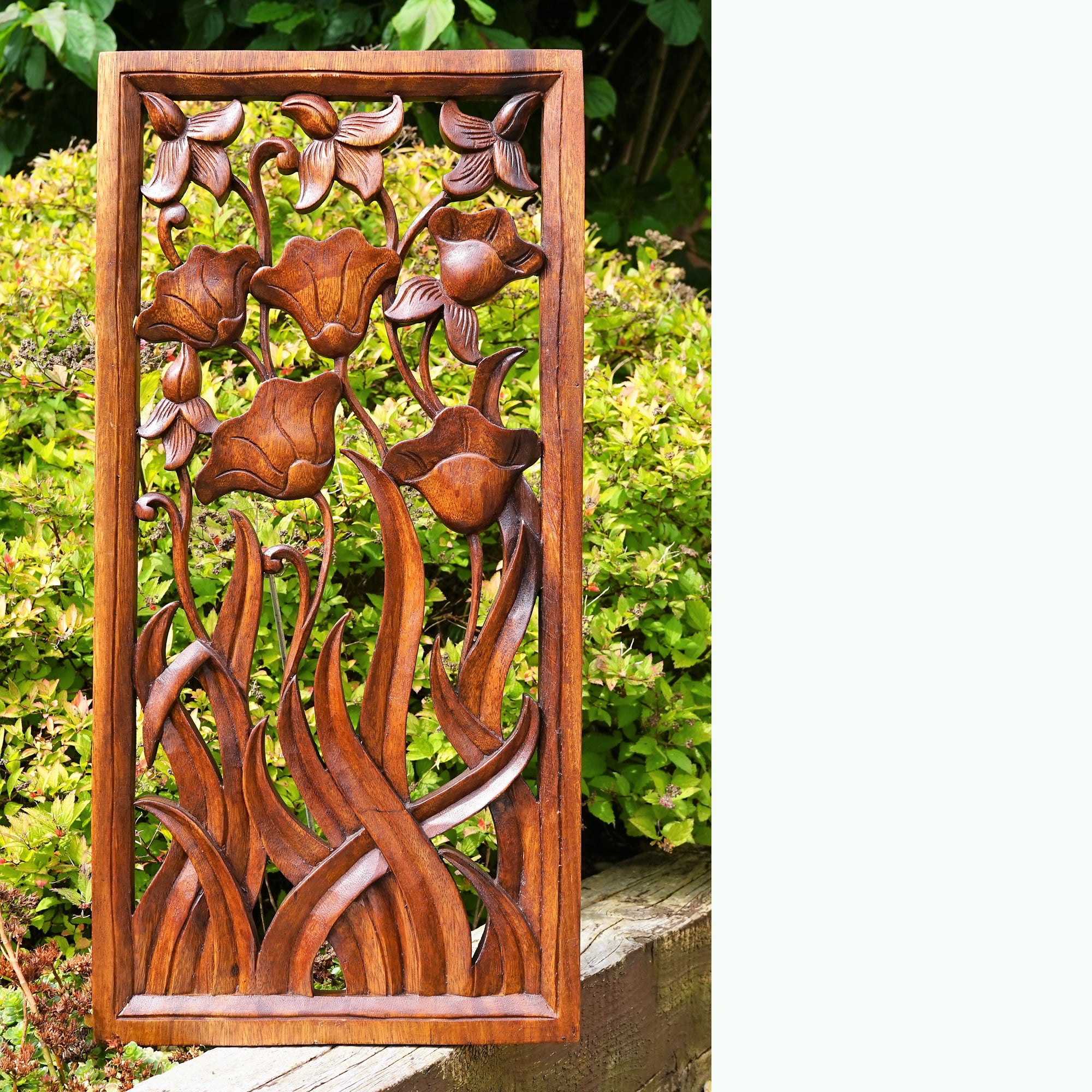 Lilies in Bloom Rectangular Panel - Easternada