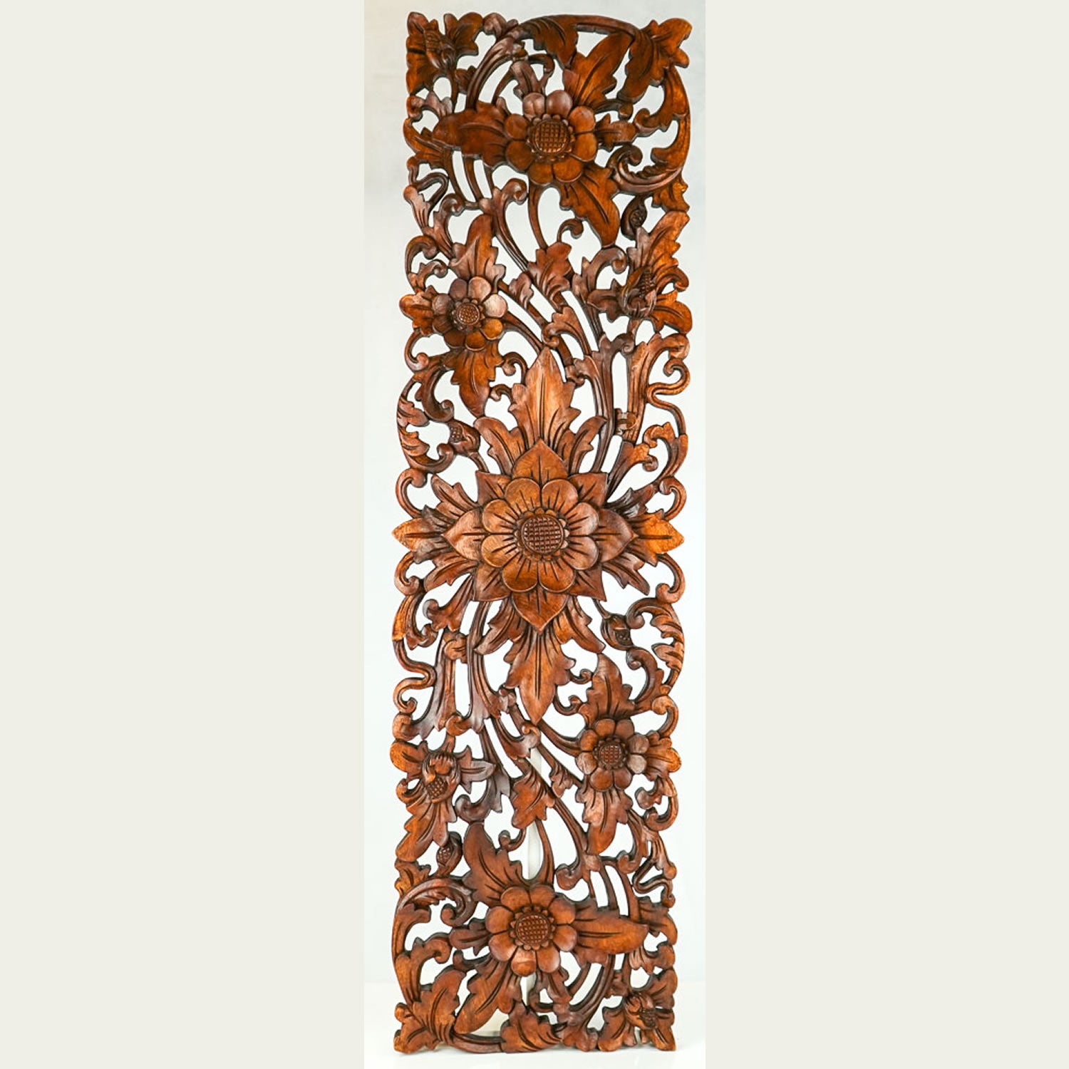 Lotus Wide Rectangular Decorative Panel - Easternada