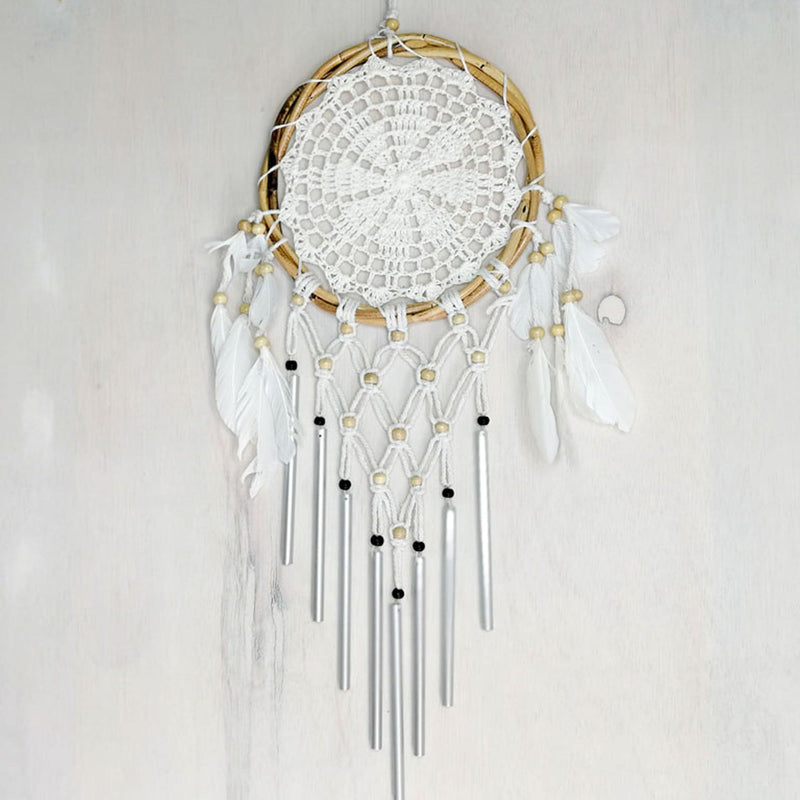 Bohemian Macrame Hanging Dream Catcher Garden Wind Chime - Easternada