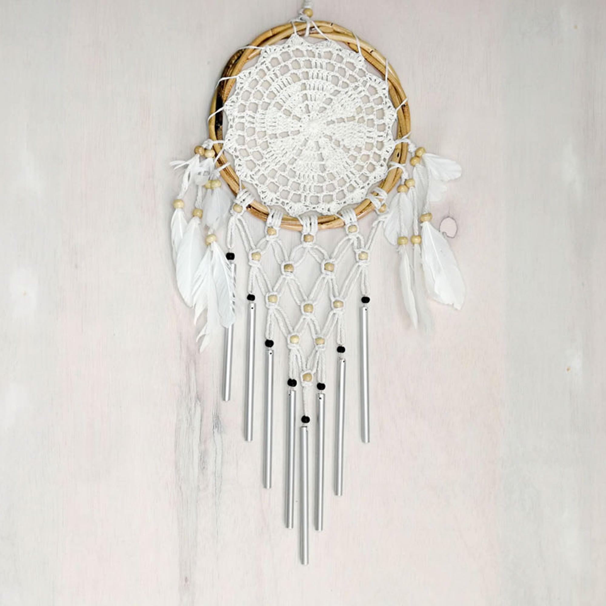 Bohemian Macrame Hanging Dream Catcher Garden Wind Chime - Easternada
