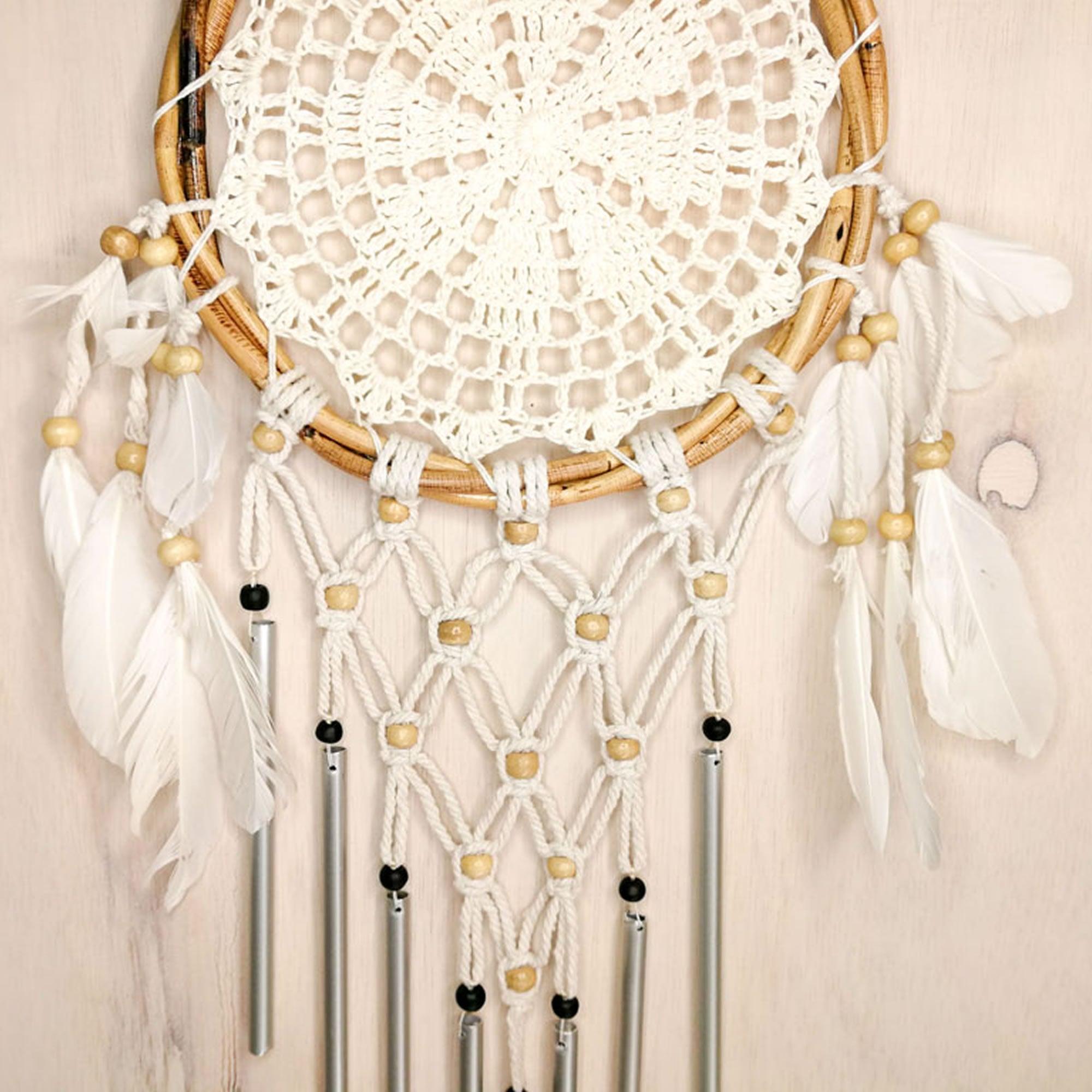 Bohemian Macrame Hanging Dream Catcher Garden Wind Chime - Easternada
