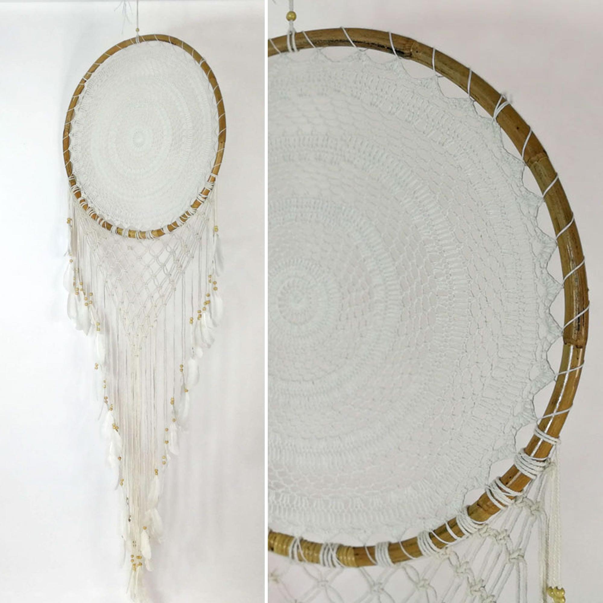 Bohemian Macrame Hanging Dream Catcher Large - Easternada