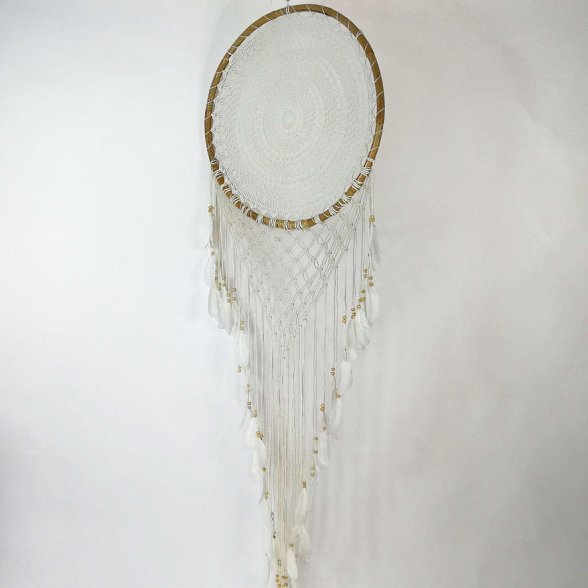 Bohemian Macrame Hanging Dream Catcher Large - Easternada