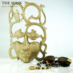 Handmade Carved Wooden Decorative Wall Art Italian Mask Soho Valentine - Easternada