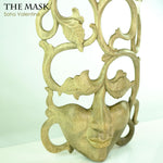 Handmade Carved Wooden Decorative Wall Art Italian Mask Soho Valentine - Easternada