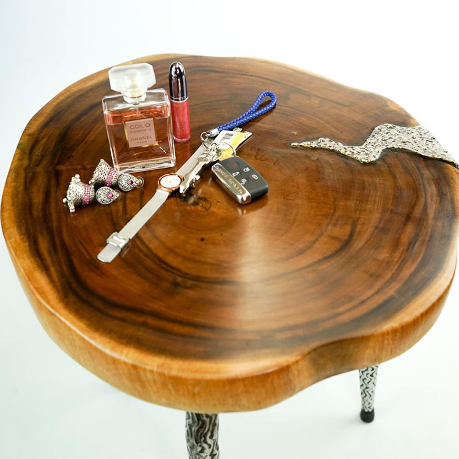 Designer Furniture Solid Hardwood Center Coffee Live Edge Table - Easternada