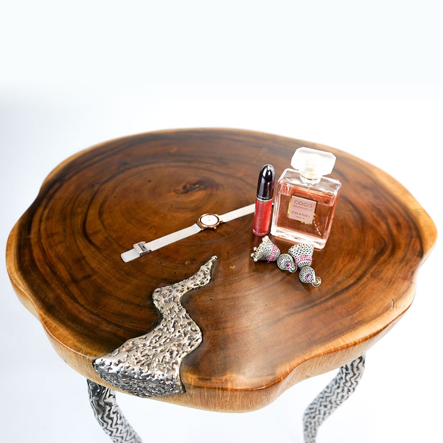 Designer Furniture Solid Hardwood Center Coffee Live Edge Table - Easternada