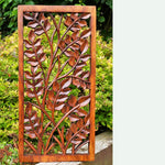 Stem Leaves Rectangular Decorative Panel - Easternada
