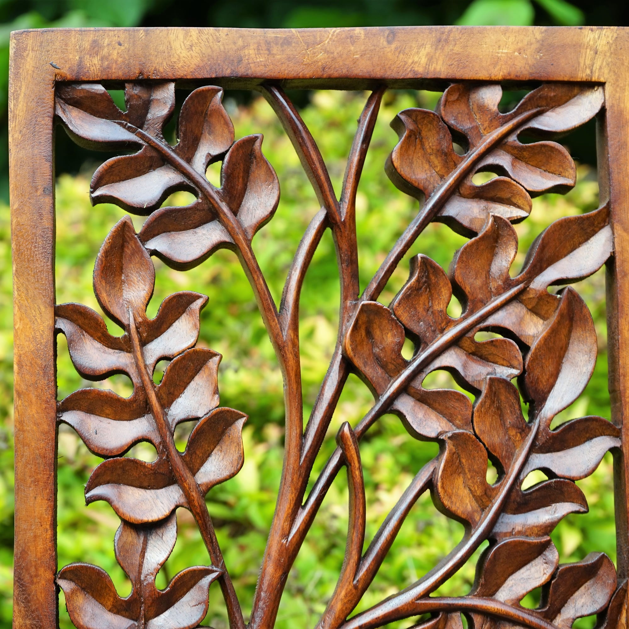Stem Leaves Rectangular Decorative Panel - Easternada