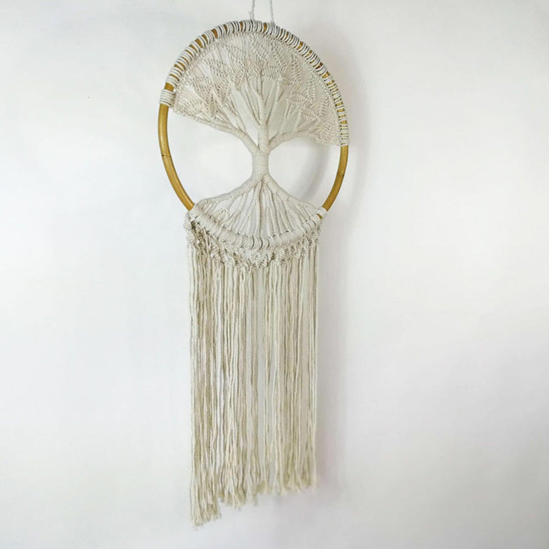 Bohemian Macrame Hanging Dream Catcher Tree of Life Large - Easternada