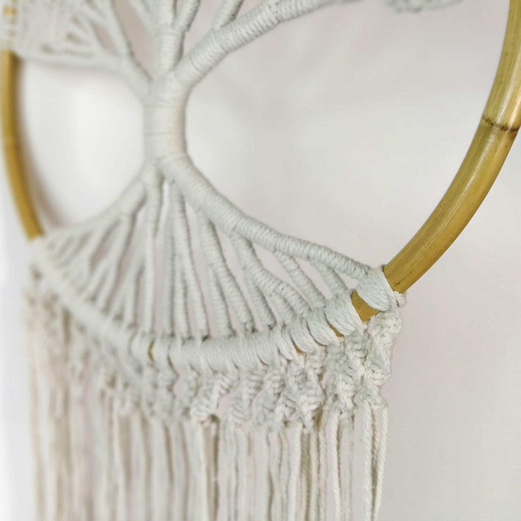 Bohemian Macrame Hanging Dream Catcher Tree of Life Large - Easternada