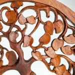 Hand Carved Wooden Decorative Panel Art Tree of Hope